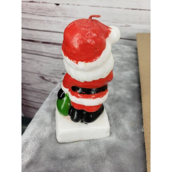 Vintage 1979 KOREA SNP Santa Candle Holiday Joy Merry Christmas Happy New Year - Picture 5 of 7